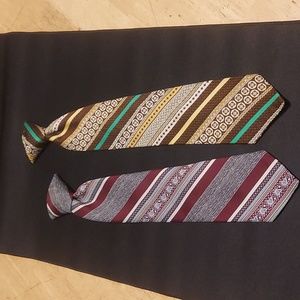 Vintage 50's Polyester Clip On Tie by Prince Ferrara and Wembley